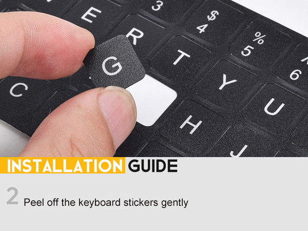 english keyboard stickers