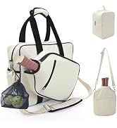 LAKE OF FIRE Pickleball Tote Bag for Women Men with Adjustable Shoulder Strap Fence Hook Crossbod...