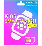 SpeedTalk Mobile Smartwatch SIM Card Starter Kit - Triple Cut 3 in 1 Simcard: Standard, Micro, Na...