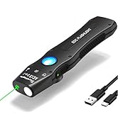 TactEagle 3-in-1 EDC Flashlight Rechargeable, 1300 Lumens Magnetic LED Flashlight with Green Lase...
