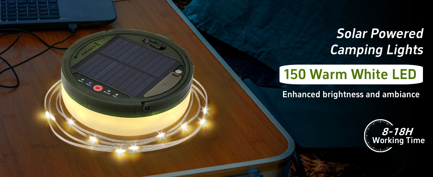 camping string lights outdoor
