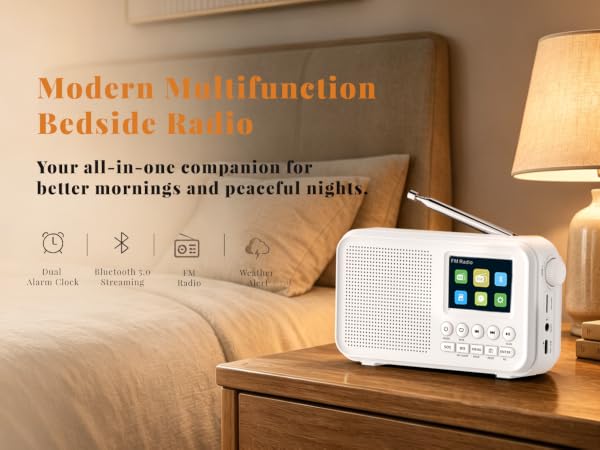 bedside radio