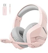 BINNUNE-PS-5-Headset-with-Mic Gaming-Headset-with-Noise-Canceling-Mic Wireless-Gaming-Headsets-wi...