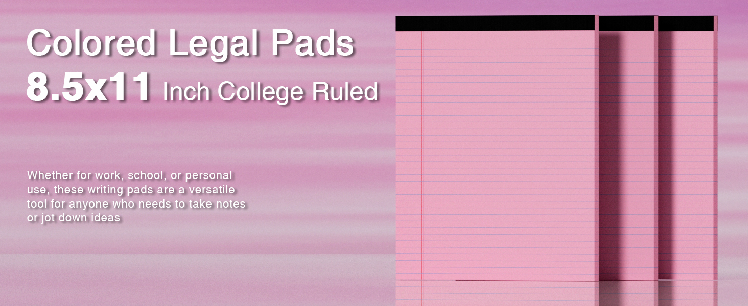 Legal Pads 8.5 x 11