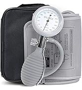 Greater Goods Sphygmomanometer, Latex-Free, Manual Blood Pressure Monitor, Gray