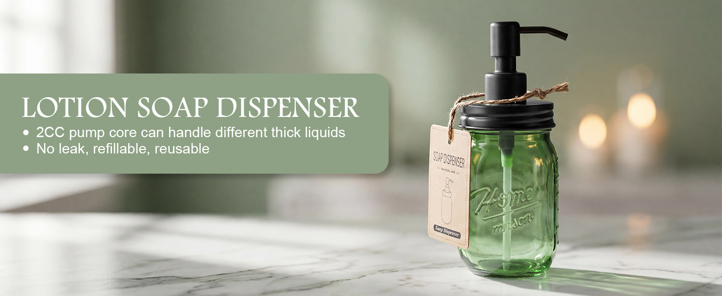 mason jar soap dispenser