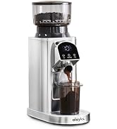 olayks Conical Burr Coffee Grinder Electric Coffee Bean Grinder with 48 Precise Settings, Anti-St...