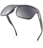 MIRYEA Polarized Bifocal Reading Sunglasses UV400 Protection Blue Light Blocking Glasses Black Ti...