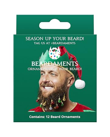 Clip on ornaments for beards