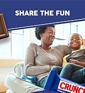 Crunch bar and mom and kid