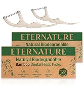 Dental Floss Picks, Flossers for Adults and Kids, 200ct Biodegradable Tooth Picks Flossers with B...