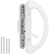 HILLMASTER Patio Sliding Glass Door Handle Replacement Set Mortise Style Reversible Design Non-ke...