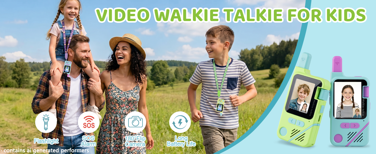 Video Walkie Talkies for Kids