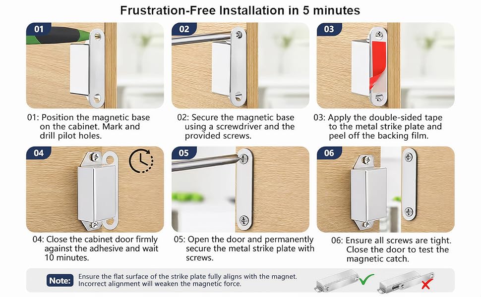 magnetic door catches
