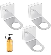 Segbeauty Stainless Adhesive Shampoo Bottle Holder, Dia 1.3inch 3.3cm Non-Drill Soap Dispenser Ho...