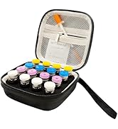 ZyCooom Peptide Case Insulin Vial Holder 16 Slots, Peptide Travel Storage for 1-3ml Vials and Ess...