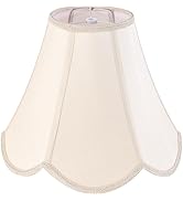 GO&SO Barrel Lamp Shades Cream Lamp Shade 6x13x10.6