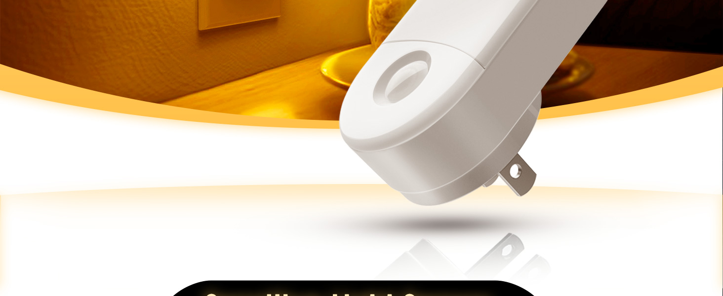 Amber Night Lights Plug into Wall