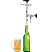 Stainless Steel Counter Pressure Beer Bottle Filler with Adjustable Valve – CO2 Brewing Kit for H...