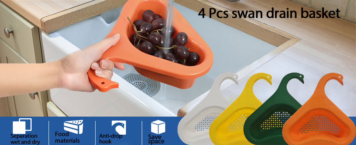 Kitchen sink Swan drain basket