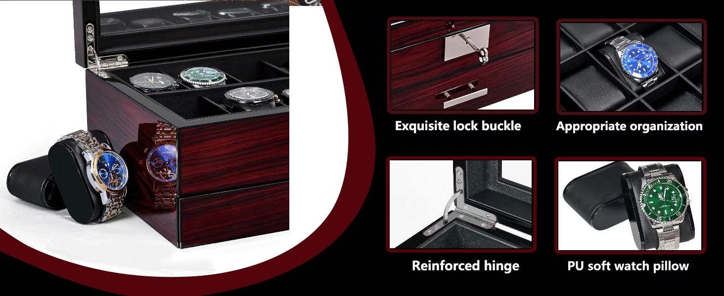 20 slot watch box