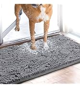 Muddy Mat AS-SEEN-ON-TV Highly Absorbent Microfiber Door and Bath Mat and Pet Rug, Non Slip Thic...