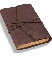 MINICAGIE Vintage Journal for Women Men Leather Bound Journaling Notebook Diary 160 Pages Book of...
