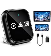 Shumalpur Screen Mirroring Adapter for Car(Not for Netflix/Hulu), 2026 Upgraded 3 in 1 Wireless C...
