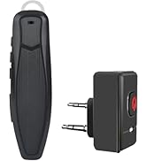 Walkie Talkie Bluetooth Headset, Bluetooth Earpiece with Noise Cancelling Mic, Compatible with Ra...