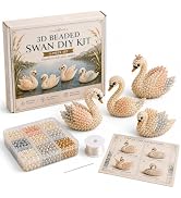 Daily Partner 3D Beaded Animal Kit, DIY Bead Making Set for Beading Craft, Tiny Animal Art for Ad...
