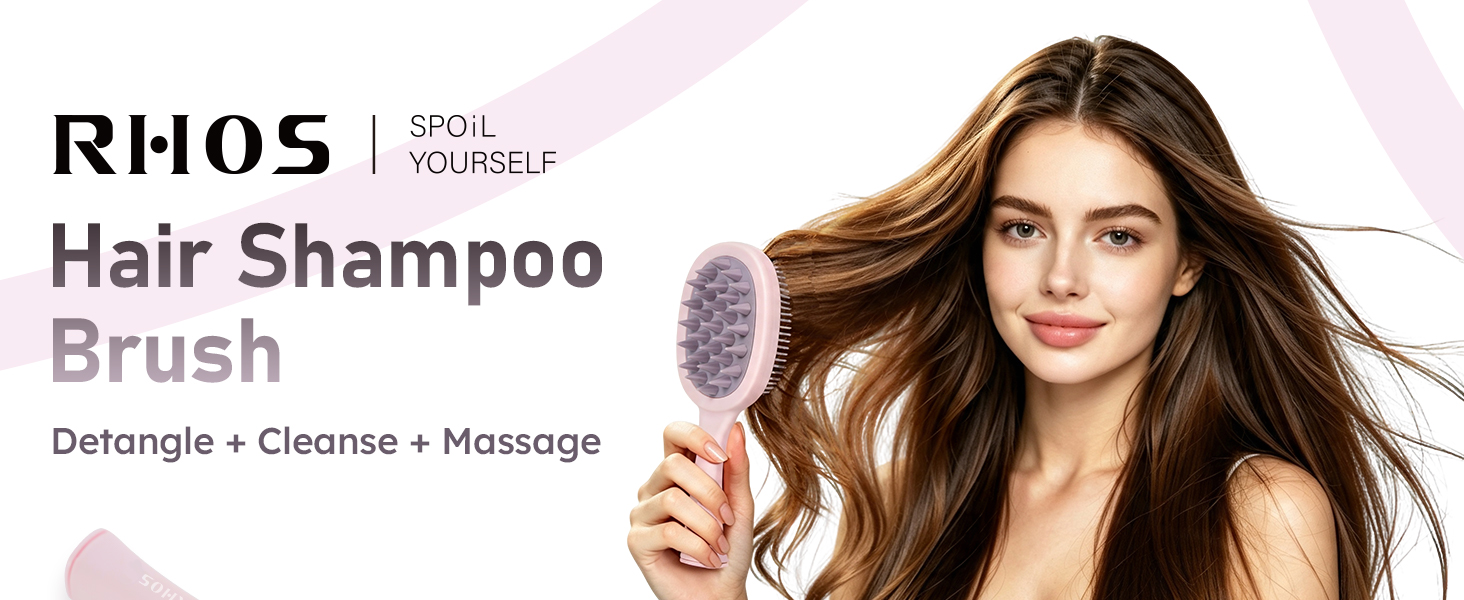 scalp massager hair shampoo brush for all hair types