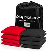Play Platoon Cornhole Bags Weather Resistant- Set of 8 Regulation Bean Bags for Tossing- Official...