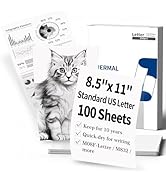US Letter Thermal Paper - 8.5” x 11” Quick-Dry Letter Paper, Compatible with Phomemo M08F-Letter ...
