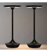 2 Pack Cordless Table Lamp, Rechargeable Portable 5000mAh Battery Powered Lamps, Outdoor Desk Lam...