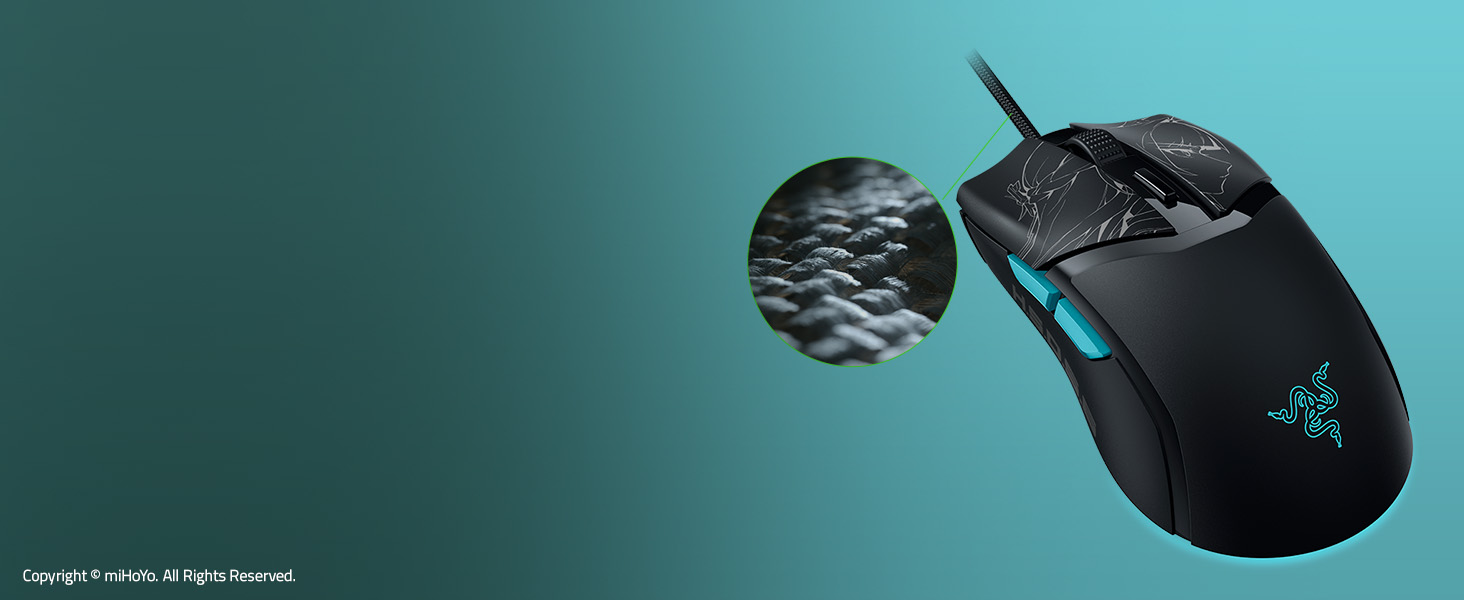 Comfortable to hold and caters to most grip styles, allowing for fast, precise control