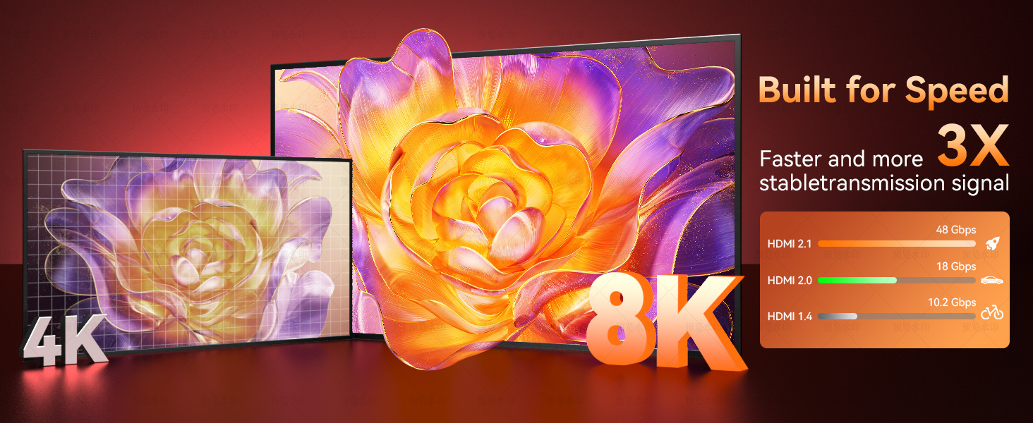 8k hdmi earc cable 2.1 144hz