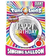 BEST PARTY EVER! Tune-A-Loons Singing Happy Birthday Balloon - Giant 27" Mylar Balloon Sings "Bir...