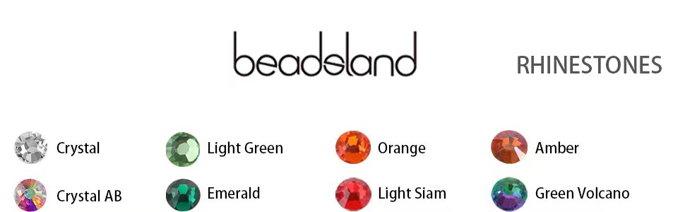 beadsland flatback rhinestones