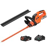 SOYUS Hedge Trimmer Cordless, 20V Electric Hedge Trimmers with 22 Inch Dual Action Blades and 3/4...
