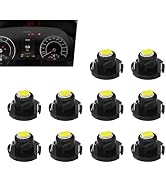 CouTunp 10PCS T4.2 LED Bulb Car Interior Lights, T4 Bulbs Dash Light, 10mm Base 3030 SMD Chip Neo...