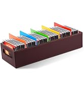 sensok DVD Storage Box for Movies Video Game Cases CDs DVD Organizer Display Holder Single Layer ...