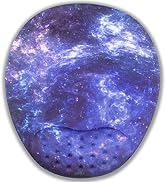 BRILA Mouse Pad with Wrist Rest Support Pad - Comfortable Medicinal Grade Memory Foam Gel with Pa...