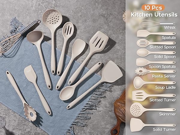 10 pcs cooking utensils set