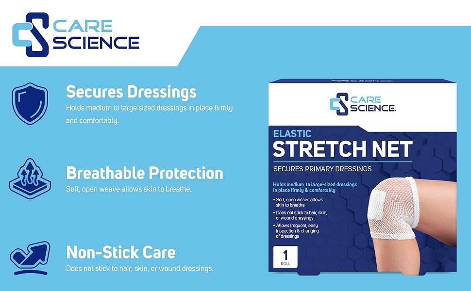 Secures Dressings, Breathable Protection, Non-Stick Care