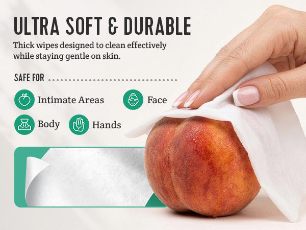 Stall Mates wipes. Soft and durable. Thick wipes designed for intimate areas, face, body, and hands
