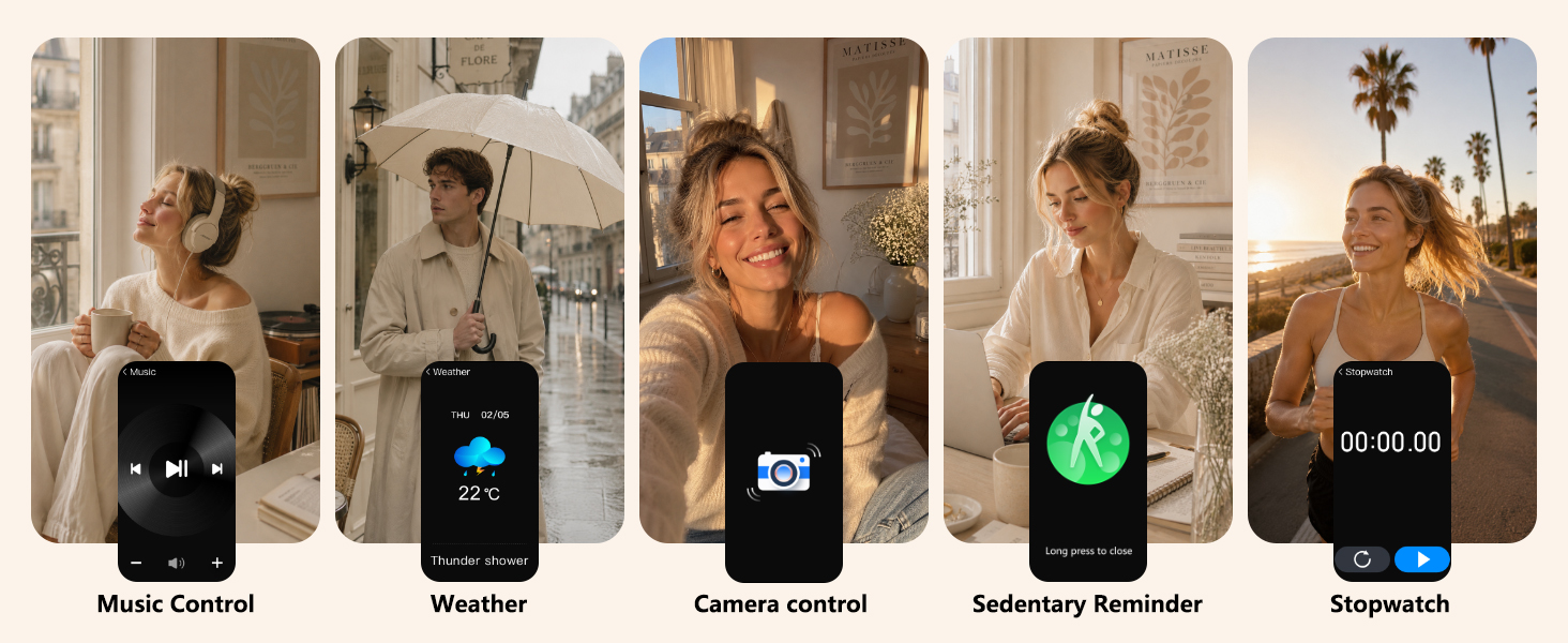 fitness tracker with functional feature