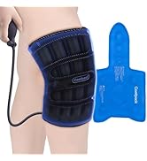 Large Refillable Ice Bag for Injuries,14.5" x 10.6" Travel Ice Water Bag with Straps for...