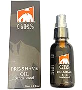 G.B.S Pre-Shave Oil - Shaving Oil for Men, Protects Against Irritation and Razor Burn, for Sensit...