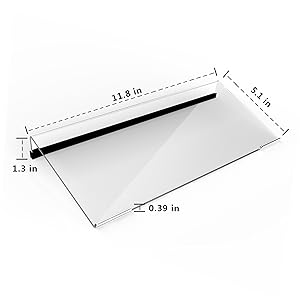 Clear Compact Computer Typing Keyboard Stand