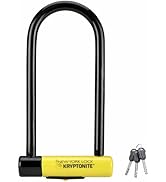 Kryptonite New York Long Shackle Bike U-Lock, Heavy Duty Anti-Theft Security Bicycle Lock Sold Se...